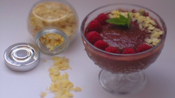 Deliciosamentesano pudding de chia y cacao con frambuesas (4)