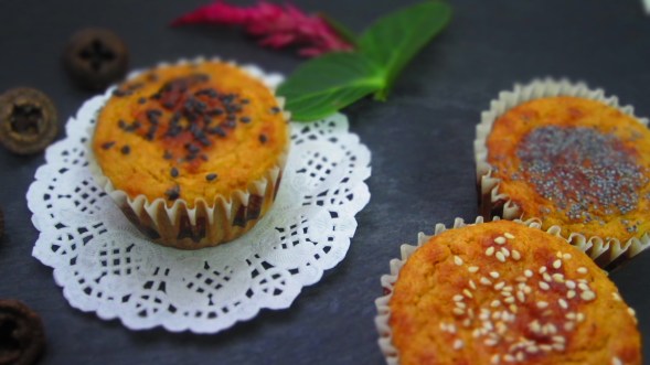 Magdalenas de fonio y zanahoria deliciosamentesano 2